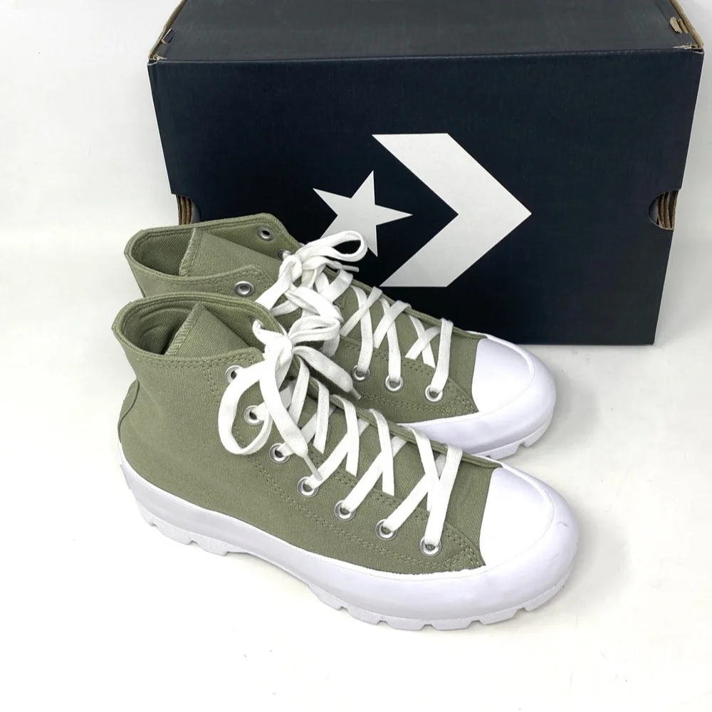Converse Chuck Taylor Lugged High Top Light Field Sirplus Platform Women 571114C - Picture 5 of 10